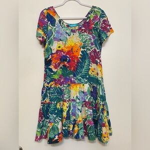 Jams World Multicolor Floral Scoop Neck Top